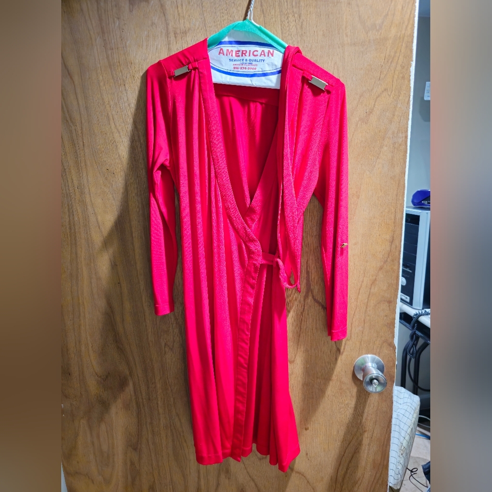 Calvin Klein Red wrap dress